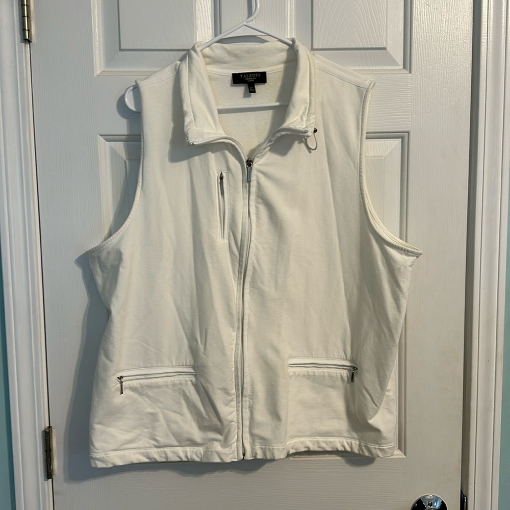 Light Spring Summer Talbots Vest 3x
